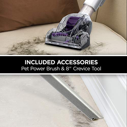 Shark NV356E S2 Navigator Lift-Away Professional Upright Vacuum with Pet Power Brush and Crevice Tool, White/Silver