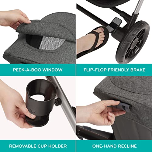 Evenflo Pivot Xpand Modular Travel System with SafeMax Infant Car Seat