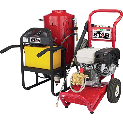 Northstar Electric Wet Steam Cleaner and Hot Water Commercial Pressure Power Washer Add-on Unit - 4000 PSI, 4 GPM, 115 Volts