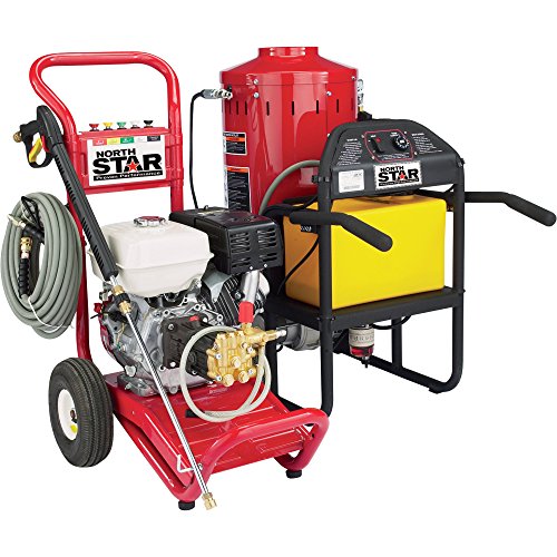 Northstar Electric Wet Steam Cleaner and Hot Water Commercial Pressure Power Washer Add-on Unit - 4000 PSI, 4 GPM, 115 Volts