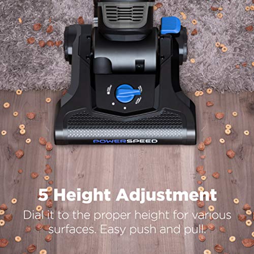 Eureka PowerSpeed Bagless Upright Vacuum Cleaner, Pet Turbo, Black