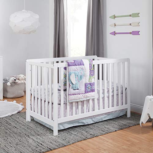 Carter's by DaVinci Colby 4-in-1 Low-Profile Convertible Crib in White, Greenguard Gold Certified