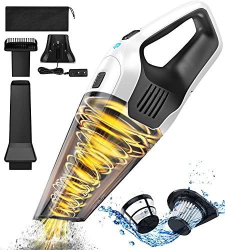 UmorAiro UV1 Handheld Vacuum Cordless, 8500Pa(Upgrade)Suction Car Vacuum Cordless Rechargeable, Dry Use Cordless Hand Vacuum, Portable cordless vacuum, Battery Powered Vacuum, Handheld Cordless Vacuum