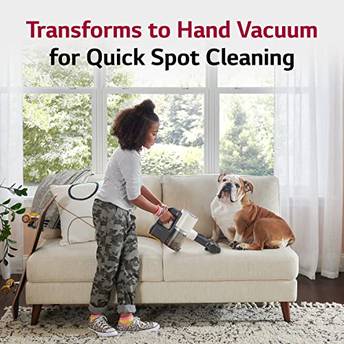LG CordZero Auto Empty Cordless Stick Vacuum Cleaner Wet Mop All in One Tower, Extra Removable Battery, Up to 120 Min, Handheld, Powerful Suction, Hard Floor, Carpet, Car, Pet Hair, A939KBGS