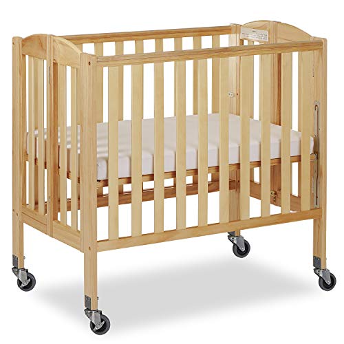 Dream On Me 3-in-1 Folding Portable Crib, Natural, Large