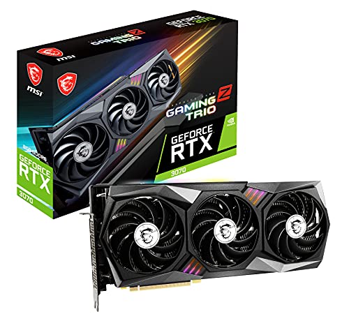 MSI Gaming GeForce RTX 3070 8GB GDDR6 PCI Express 4.0 x16 ATX Video Card RTX 3070 Gaming Z Trio LHR