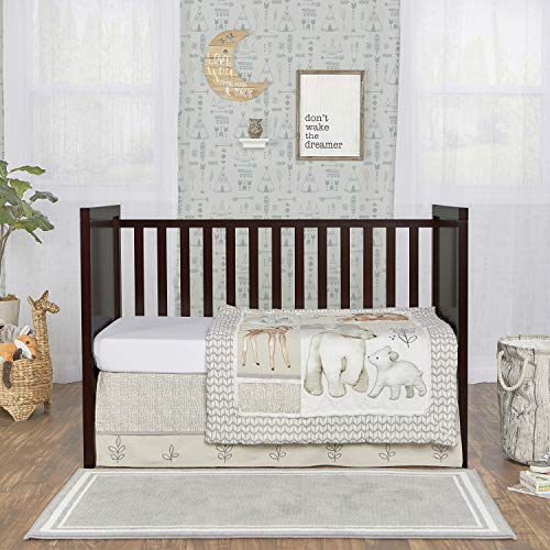 Dream On Me Springfield 3-in-1 Convertible Crib in Espresso, Greenguard Gold Certified