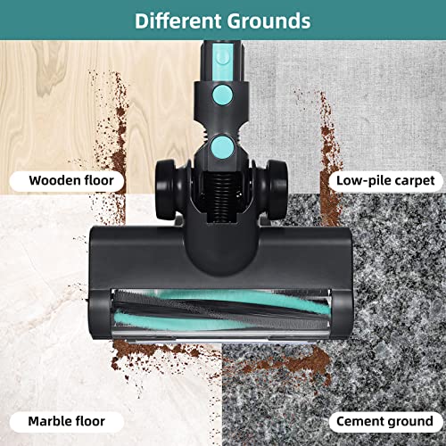OSMOND Cordless Vacuum Cleaner, 12000Pa Stick Vacuum 3 in 1, Lightweight, Up to 40 Minutes Runtime, for Hardwood Floor, Carpet, Pet Hair, Perfect Cordless Stick Vacuum for Your Family