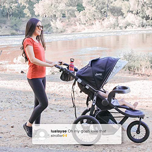 Jeep Hydro Sport Plus Jogger by Delta Children, Includes Car Seat Adapter, Black