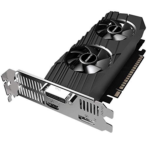 Gigabyte GeForce GTX 1650 OC Low Profile 4G Graphics Card, 2X Windforce Fans, 4GB 128-Bit GDDR5, Gv-N1650OC-4GL Video Card