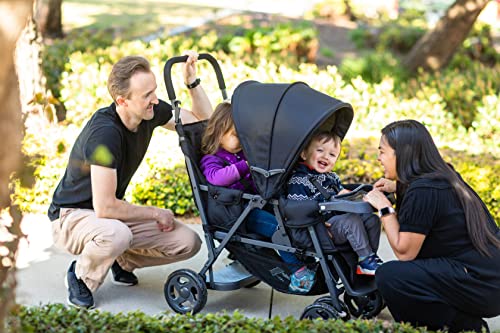 Joovy Caboose Too Graphite Stand-On Tandem Stroller, Black