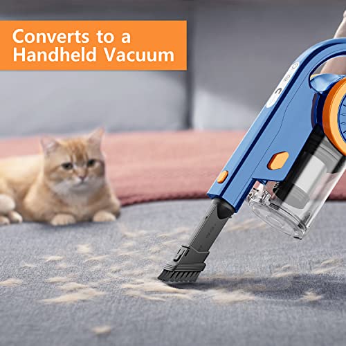 Cordless Vacuum Cleaner - ORFELD Upgraded 22000Pa Powerful Stick Vacuum with 50Mins Runtime, 4 in 1 Lightweight Cordless Vacuum for Hardwood Floor Carpet Pet Hair