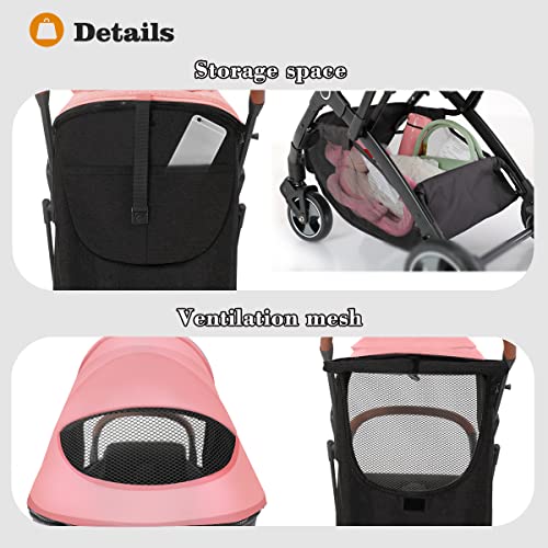 Blahoo Lightweight Baby Stroller, Folding Compact Travel Stroller for Airplane, Umbrella Stroller for Toddler