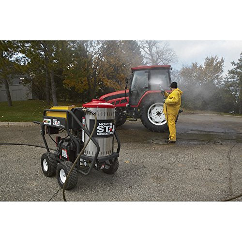 NorthStar Gas Wet Steam and Hot Water Pressure Power Washer - 3000 PSI, 4.0 GPM, Honda Engine