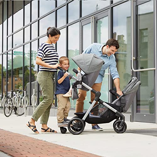 Evenflo Pivot Xpand Modular Travel System with SafeMax Infant Car Seat