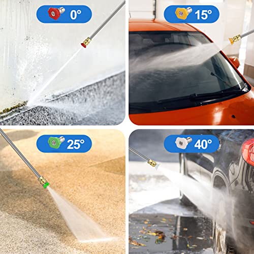 Sea tool 3500 PSI Electric Pressure Washer - 2.6 GPM High Power Pressure Washers with 4 Quick Spray Nozzle Foam Bottle IPX5 Car Washer Cleaner for Home/Driveway/Patio