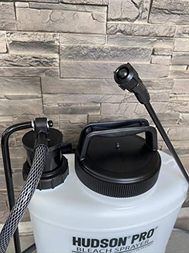 Hudson Pro 19002 4 Gallon Backpack Bleach Sprayer, White