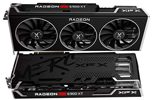 XFX Speedster MERC319 AMD Radeon RX 6900 XT Black Gaming Graphics Card with 16GB GDDR6, HDMI 2,1, 2xDP, USB-C, AMD RDNA 2 RX-69XTACBD9