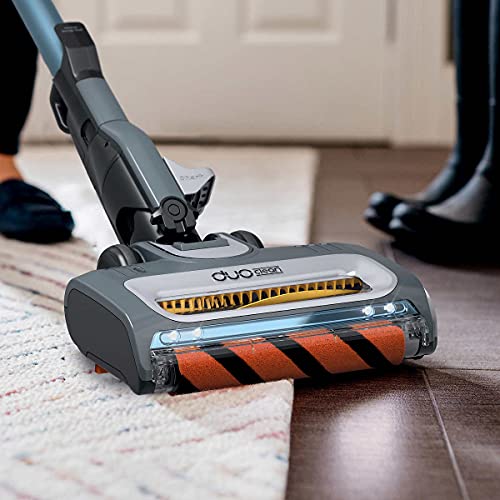Shark UV580 Corded Stick Vacuum Performance Ultralight DuoClean with Self-Cleaning Brushroll, Removable Handheld, Blue (Renewed)