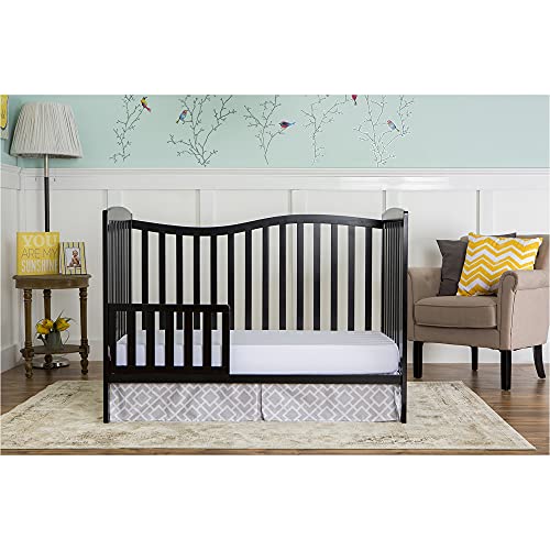 Dream On Me Chelsea 5-in-1 Convertible Crib, Black