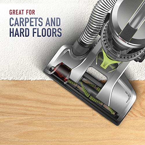 Hoover Windtunnel Air Steerable Bagless Upright Vacuum Cleaner, Lightweight, Corded, UH72400, Grey , Gray