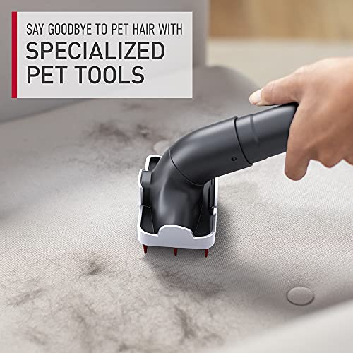 Hoover MAXLife Elite Swivel XL Pet Vacuum Cleaner with HEPA Media Filtration, Bagless Multi-Surface Upright for Carpets and Hard Floors, UH75250, Grey