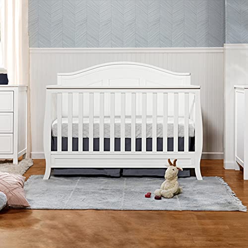 DaVinci Emmett 4-in-1 Convertible Crib in White, Greenguard Gold Certified