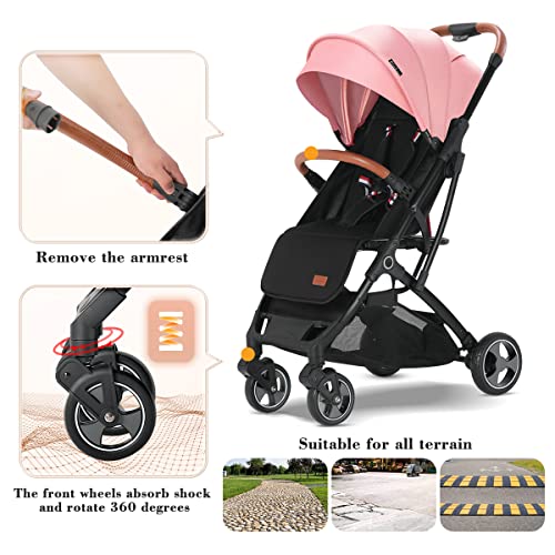 Blahoo Lightweight Baby Stroller, Folding Compact Travel Stroller for Airplane, Umbrella Stroller for Toddler