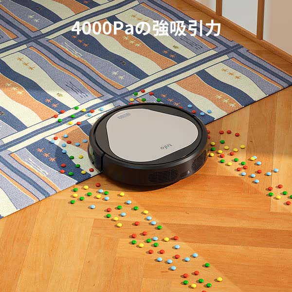 Trifo Robot Vacuum Cleaner,4000Pa Super Cyclone Suction & Tangle-Free Pet Hair Extractor,Works with Alexa & Google Assistant & 2.4GHZ WiFi,Up to 110 Mins Runtime&Self Charging, Perfect for Pet Family