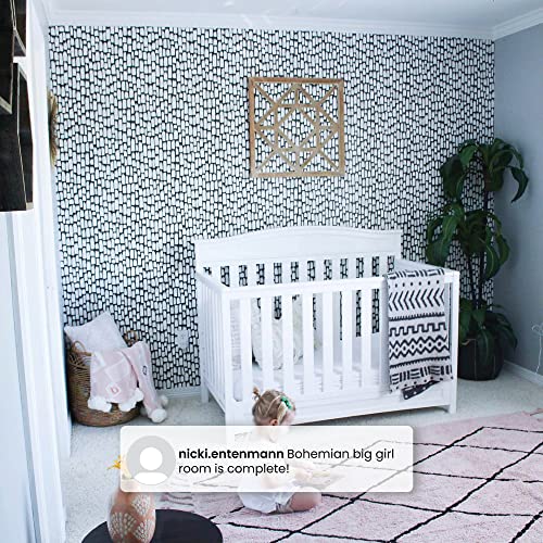 Delta Children Emery 4-in-1 Convertible Baby Crib - Greenguard Gold Certified, White
