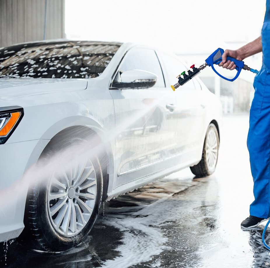 Gold Label Detailing MTM Acqualine SGS35 with Stainless Steel Mini Lance, Quick Connects and Four Pressure Washer Nozzles