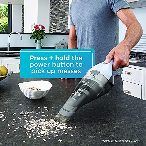 beyond by BLACK+DECKER Cordless dustbuster® - Handheld Vacuum Cleaner - Cordless, Icy Blue - Mini Vacuum Cleaner (Model Number: HNVC215B12AEV)