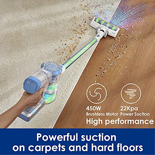 Tineco A11 Hero EX Cordless Stick Vacuum, Powerful Suction Handheld Vac Lightweight for Carpet Hard Floor