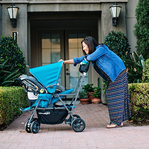 Joovy Caboose Ultralight Graphite Stroller, Sit and Stand, Tandem Stroller, Black