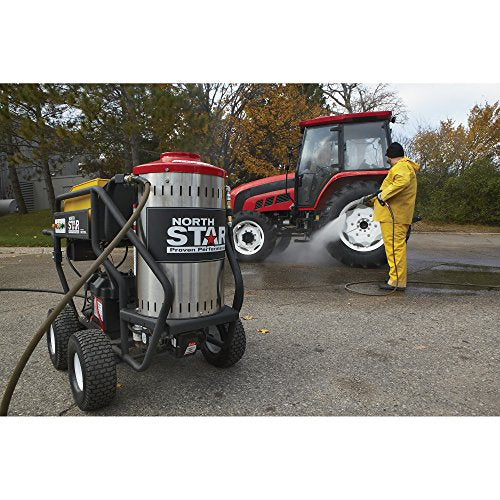 NorthStar Gas Wet Steam and Hot Water Pressure Power Washer - 3000 PSI, 4.0 GPM, Honda Engine
