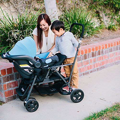 Joovy Caboose Graphite Stroller, Stand on Tandem, Sit and Stand, Appletree